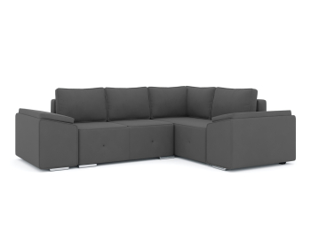 Диван-кровать угловой Хавьер 1 ПБ еврокнижка, велюр