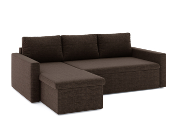 Диван-кровать угловой Турин дельфин, рогожка