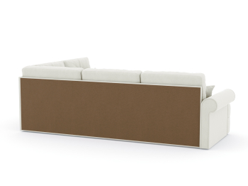 Диван-кровать угловой Мирта дельфин, велюр