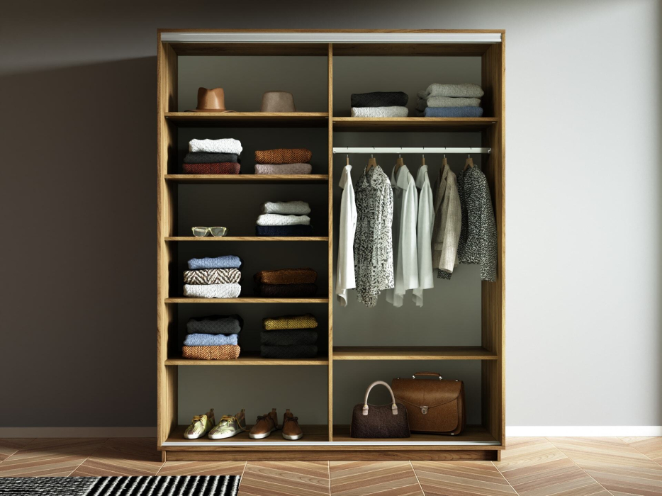 Шкафы-купе 2-х дверные, Шкаф-купе Экспресс 2-х дверный Фотопечать Калейдоскоп Стекла 140х60х240