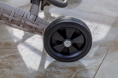 Шезлонг AGATA бежевый без матраса