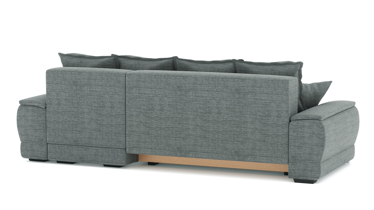 Гостиная, Диван-кровать угловой Нордвикс Мини, рогожка