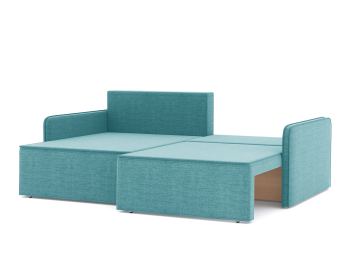 Диван-кровать угловой еврокнижка Блюм, рогожка