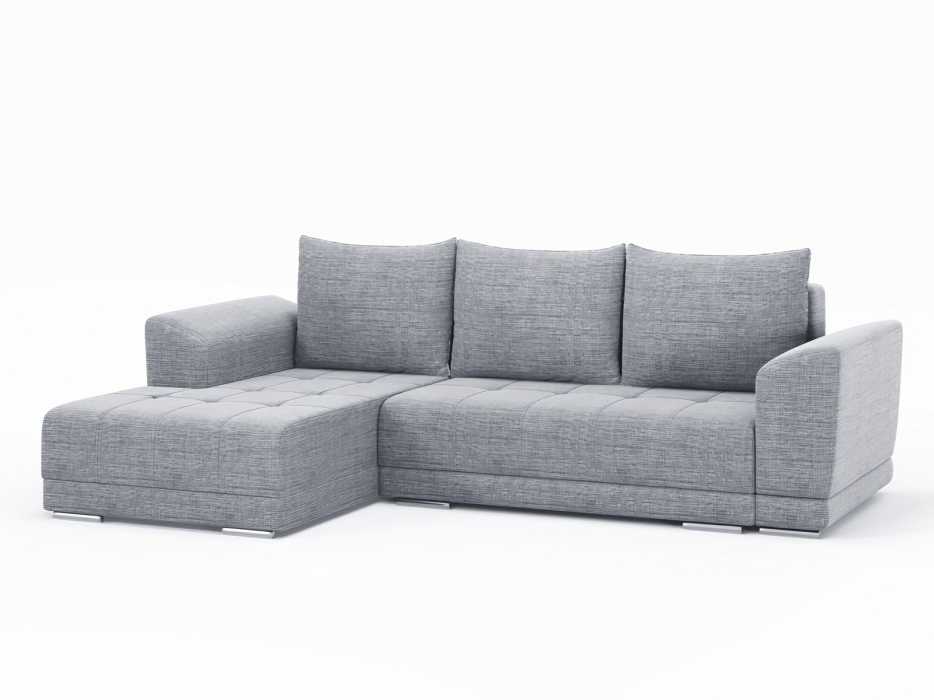 Диваны угловые в гостиную, Диван-кровать угловой Рентон еврокнижка, рогожка Люкс