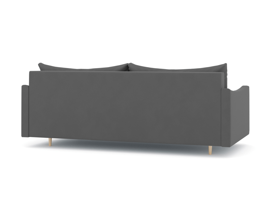 Диваны еврокнижки, Диван-кровать еврокнижка Смайл с подлокотниками, велюр