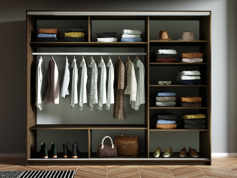 Шкафы-купе 3-х дверные, Шкаф-купе Прайм 3-х дверный Стекла хаки/Доводчики 210х57х230