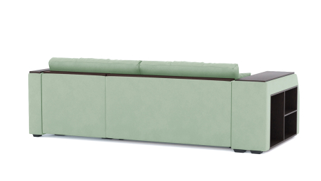 Диван-кровать угловой Брюссель дельфин, велюр