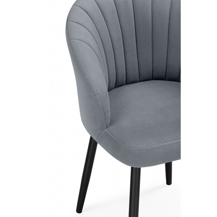 Стулья, Стул на металлокаркасе Бэнбу некрутящийся marseille (чёрный)