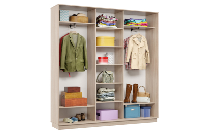 Шкаф-купе Премьер Лайт 41 (08;11;08) трехдверный