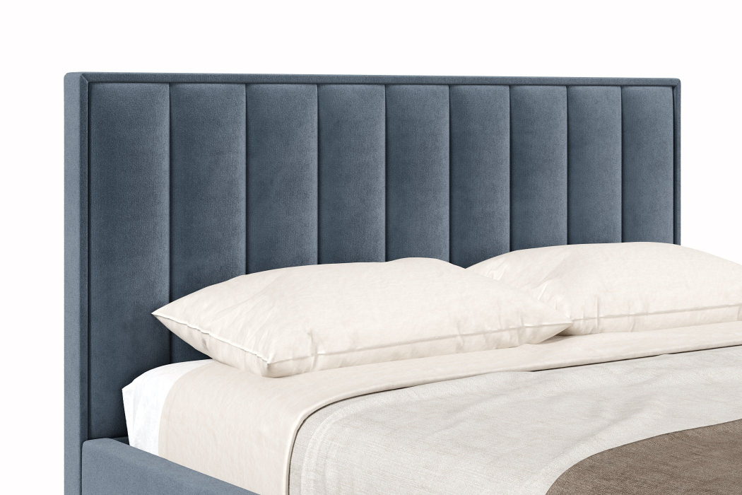 Мягкая кровать, Кровать Анкона 1600, велюр