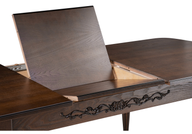 Стол деревянный Бевье орех темный/орех