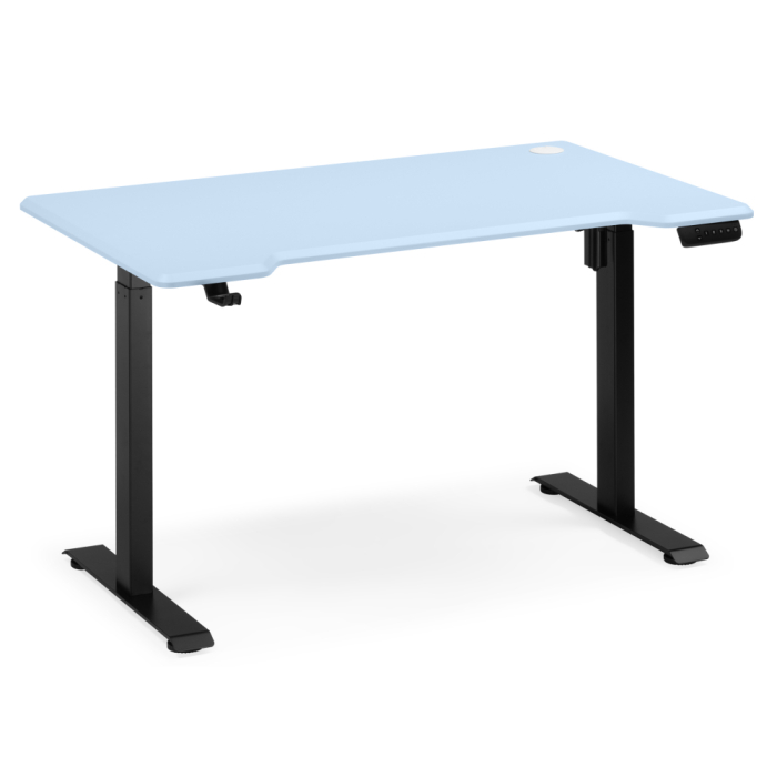 Прямые компьютерные столы, Компьютерный стол Маркос с механизмом подъема 140х80, черный