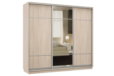 Шкаф-купе Премьер Лайт 60 (08;11;08) трехдверный