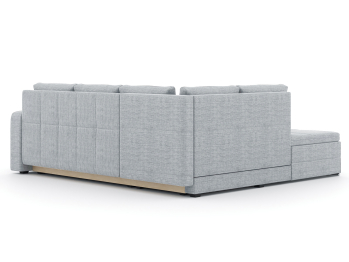 Диван-кровать угловой еврокнижка Бромен, рогожка Люкс