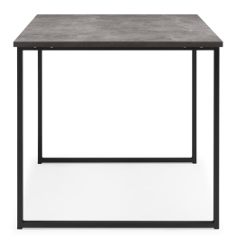 Деревянный стол Лиман 140 х 80 (черные ноги)