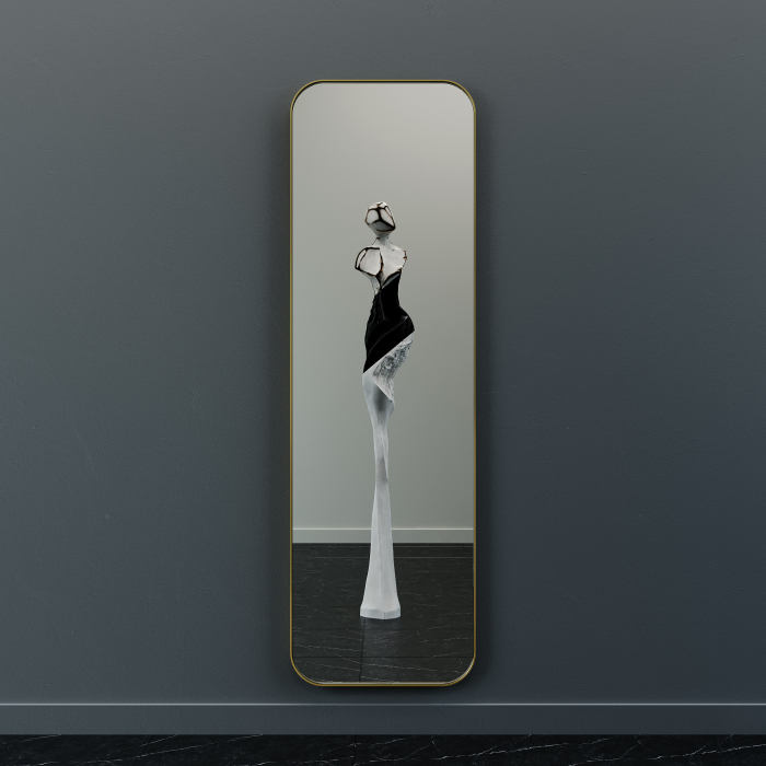 Зеркала в спальню, Настенное зеркало в раме GENGLASS KUVINO L