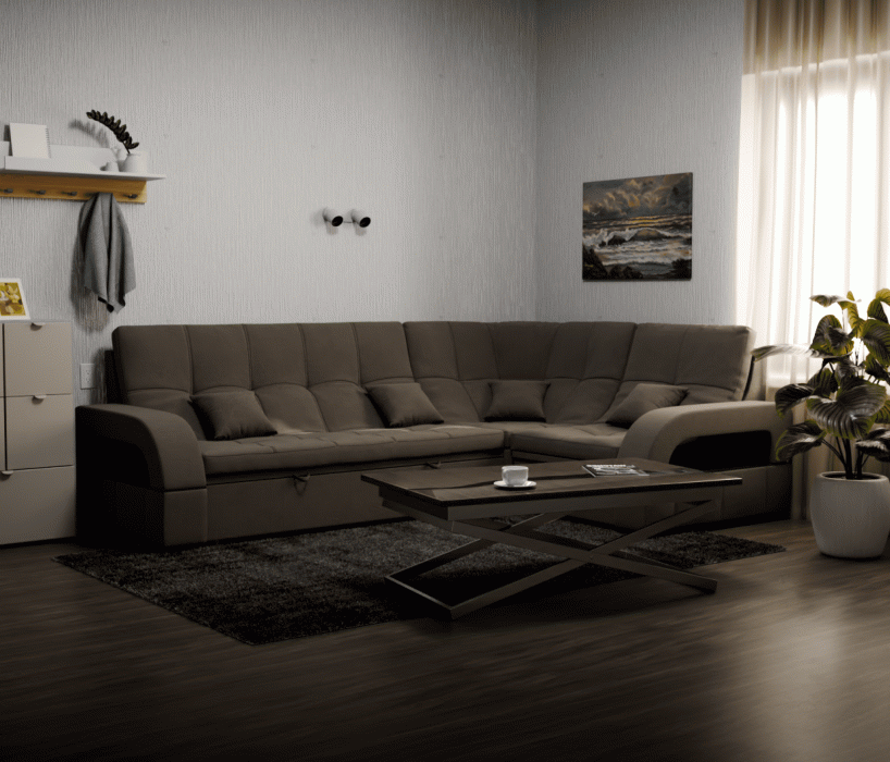 Диваны модульные, Модульный диван Майами-3,венеция,велюр