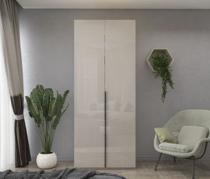 Шкаф 2-х дверный, 90 см Люкс