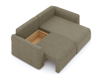 Диван-кровать угловой Рафаэль еврокнижка НПБ, рогожка Люкс