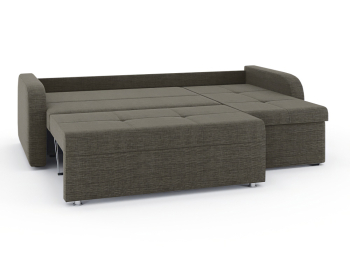 Диван-кровать угловой Мини Люкс трехсекционная еврокнижка, рогожка Люкс