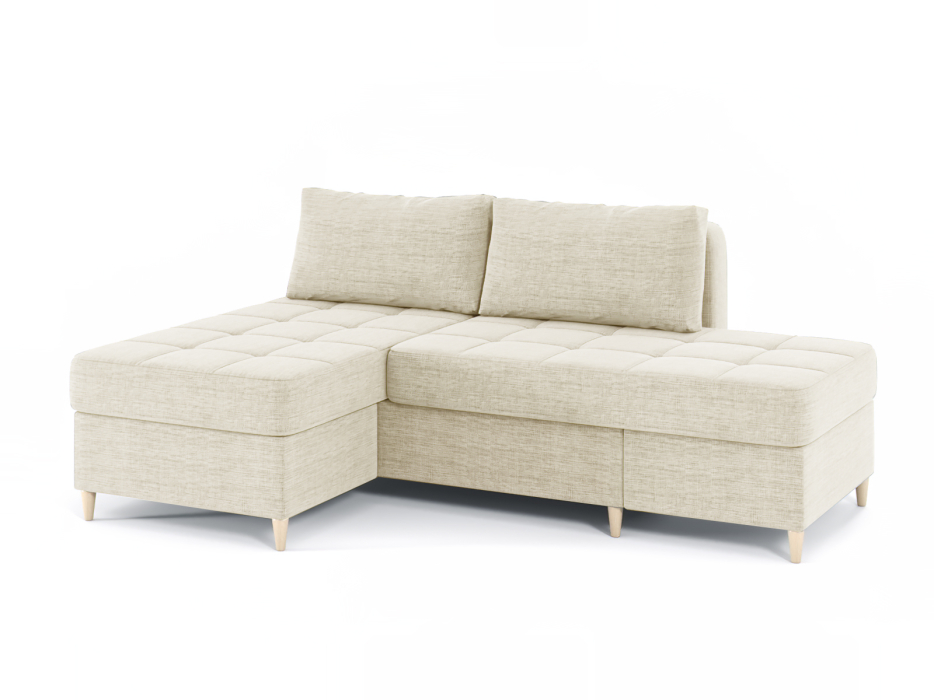 Диваны угловые в гостиную, Диван-кровать угловой Оливер 2 еврокнижка-трансформер, рогожка Люкс