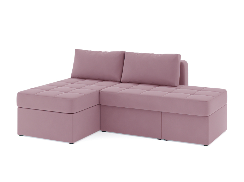Диваны угловые в гостиную, Диван-кровать угловой Оливер еврокнижка-трансформер, велюр
