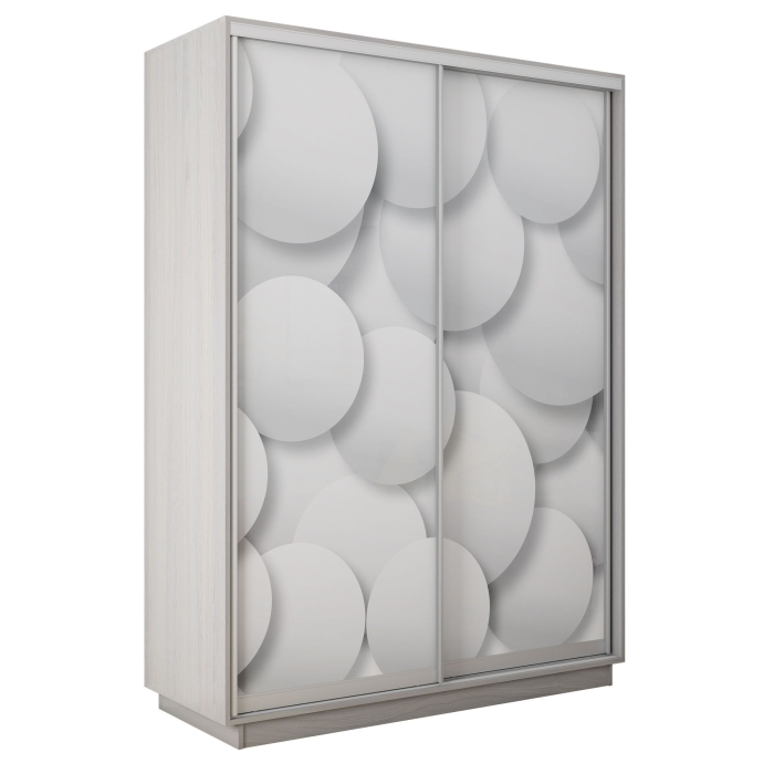 Шкафы-купе 2-х дверные, Шкаф-купе Экспресс 2-х дверный Фотопечать Шары Стекла 120х45х220