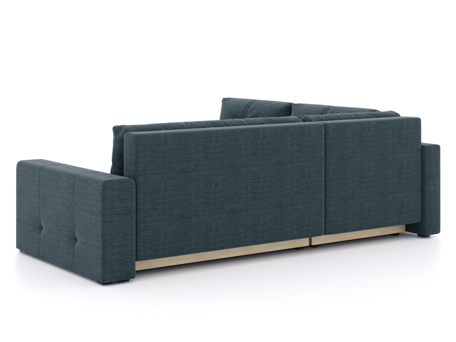 Диваны угловые в гостиную, Диван-кровать угловой Леос НПБ, рогожка Люкс