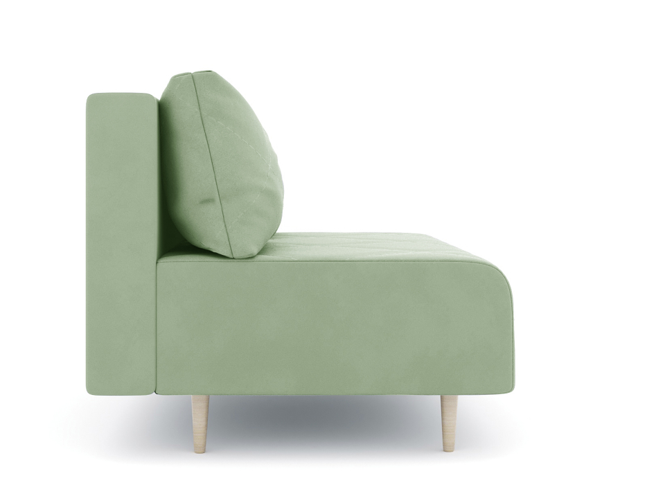 Дизайнерские диваны для гостиной, Диван прямой нераскладной Милли мини 2-х  местный без подлокотников, велюр