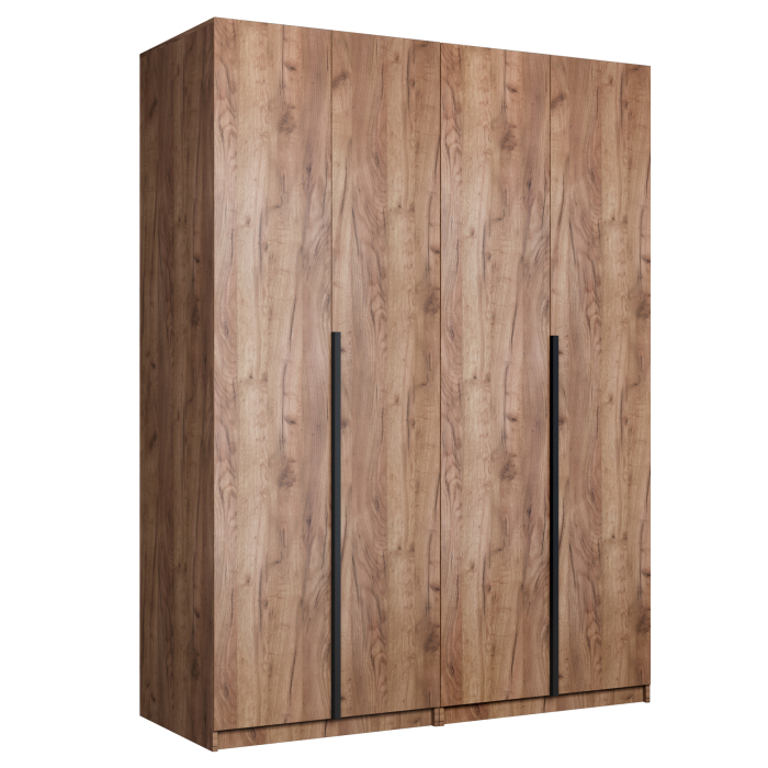 Шкафы распашные, Шкаф складной Е1 Локер ("Гармошка") 162х52.5х220 см,с двумя комплектами полок и двумя модулями