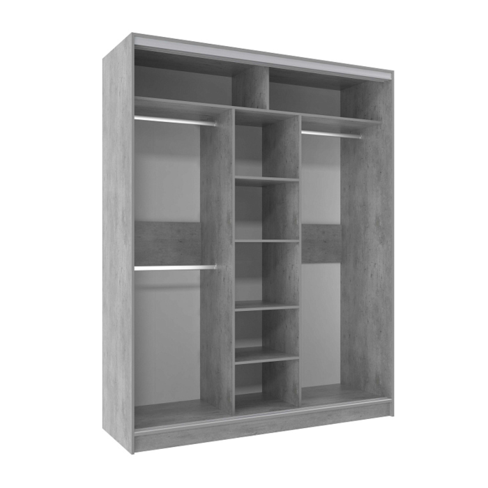 Шкафы-купе, Шкаф-купе 3-дв  Домашний 1800 лдсп/лдсп  (в2295*ш1800*г595)