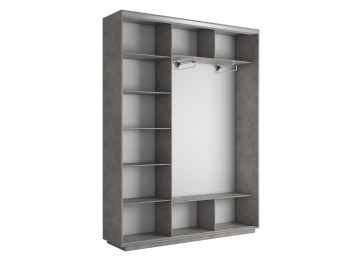 Шкаф-купе Экспресс 3-х дверный Фотопечать Шелк Стекла 240х45х240