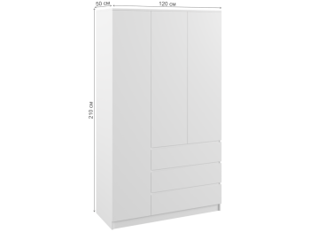 Шкаф трехдверный Мадера ШМ 1200