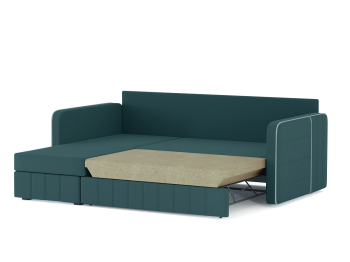 Диван-кровать угловой Cлим дельфин, велюр