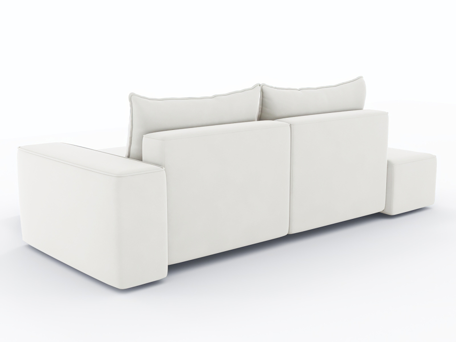 Диваны угловые в гостиную, Диван-кровать угловой Кензо еврокнижка, велюр