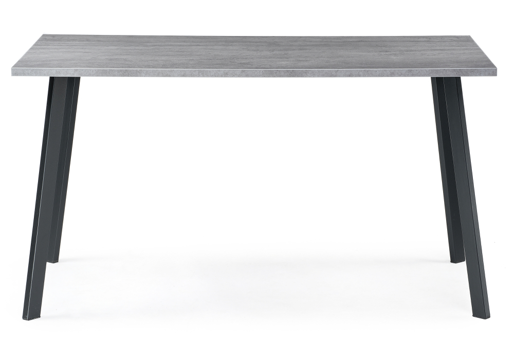 Обеденные столы, Стол деревянный Тринити Лофт 140 22 мм (матовый черный)