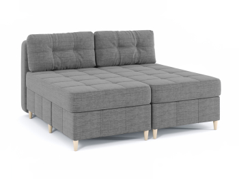 Диван-кровать угловой Оливер Люкс 2 еврокнижка-трансформер, рогожка
