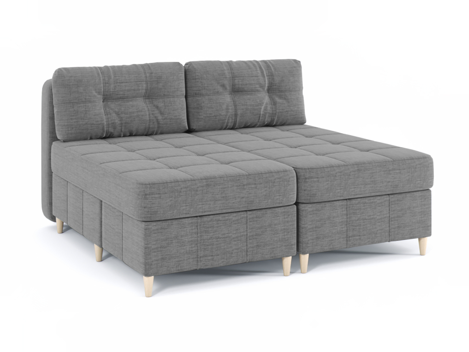 Диваны угловые в гостиную, Диван-кровать угловой Оливер Люкс 2 еврокнижка-трансформер, рогожка