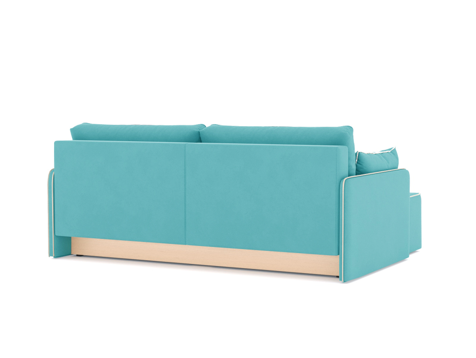 Диваны угловые в гостиную, Диван-кровать угловой еврокнижка Блюм, велюр