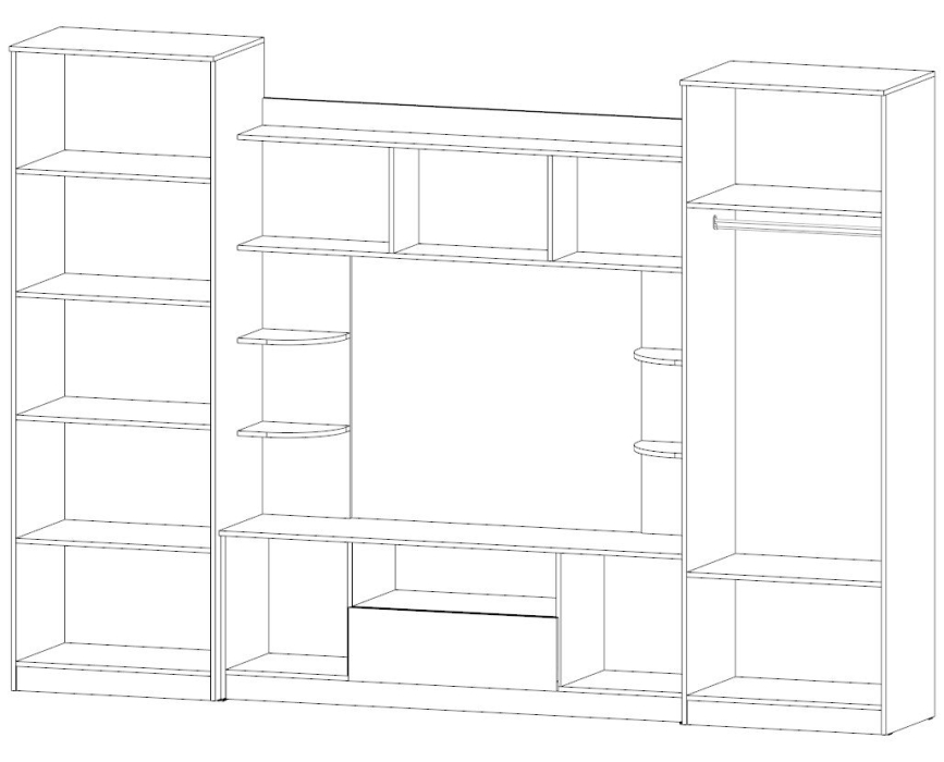 Стенки для гостиной, Гостиная Палермо