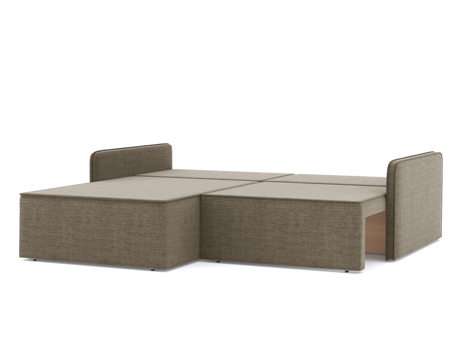 Диваны угловые в гостиную, Диван-кровать угловой еврокнижка Блюм, рогожка Люкс