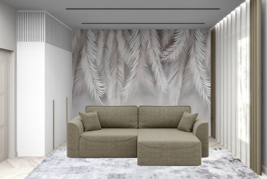 Диван-кровать угловой Рафаэль еврокнижка НПБ, рогожка Люкс