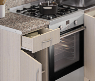 Кухонный гарнитур Деми 1 м Авиньон/Перлино