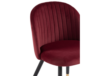 Стул Gabi black/gold