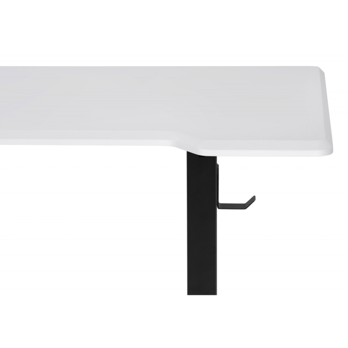 Прямые компьютерные столы, Компьютерный стол Маркос с механизмом подъема 140х80х75, черный