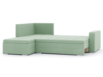 Диван-кровать угловой еврокнижка Бромен, рогожка