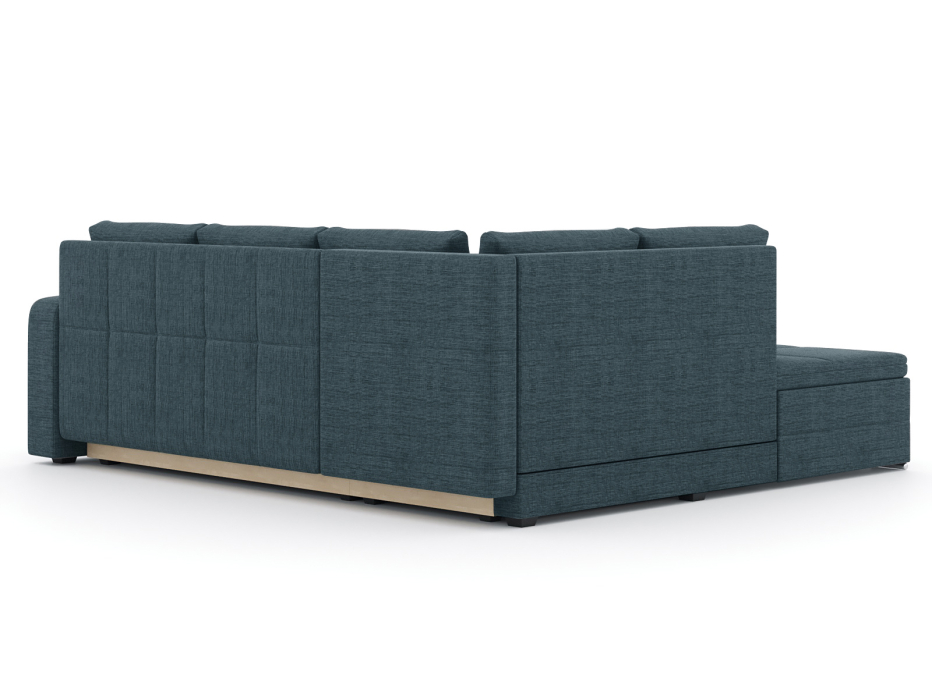 Диваны угловые в гостиную, Диван-кровать угловой еврокнижка Бромен, рогожка Люкс