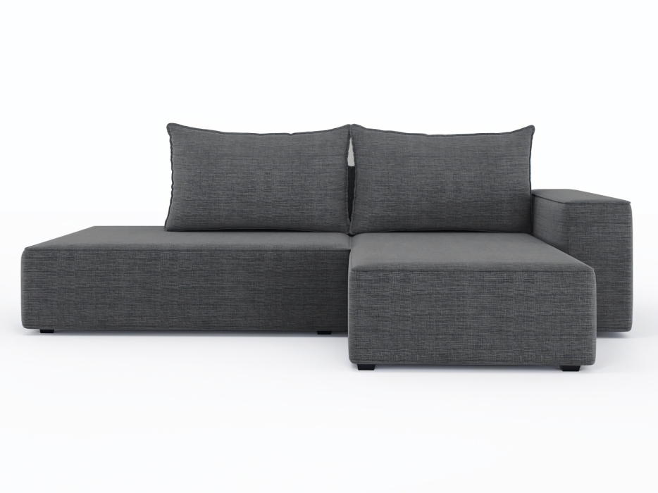 Диваны угловые в гостиную, Диван-кровать угловой Кензо еврокнижка, рогожка Люкс