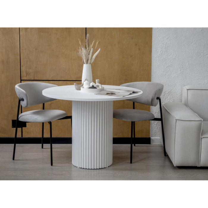 Обеденные столы, Стол Барел 100 (белые ноги)