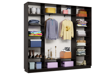 Шкаф-купе Премьер Лайт 57 (01;02;01) трехдверный